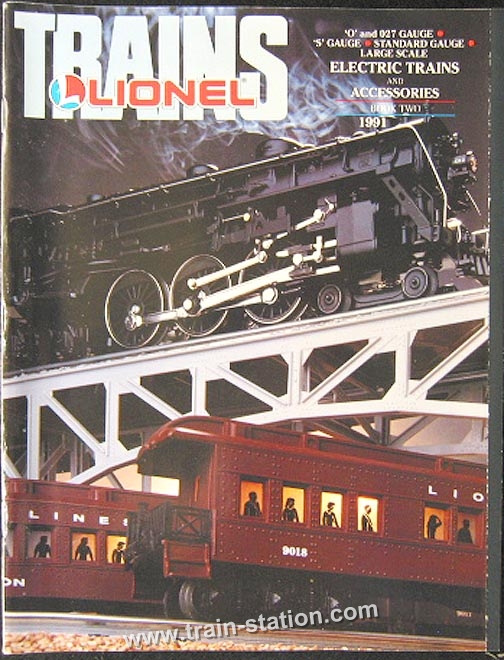 1991 LIONEL TRAINS  BOOK TWO CATALOG VERY GOOD 