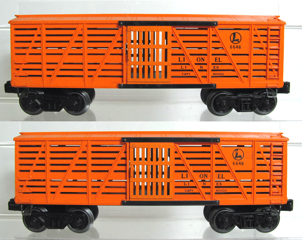LIONEL LINES 6646 STOCK CAR