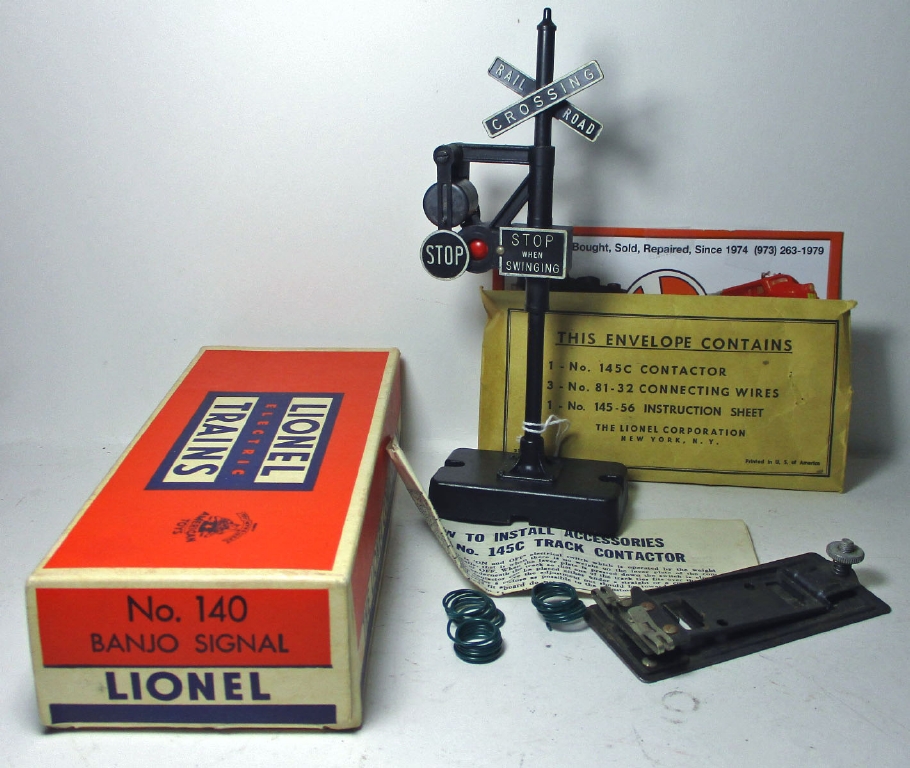 Railroad Crossing Banjo Signal O Scale Rail King by MTH 30-1093 Like Lionel 140 for sale online